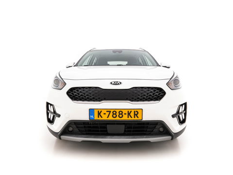 Kia Niro 1.6 GDi Hybrid DynamicLine (INCL-BTW) Aut. *NAVI-FULLMAP | KEYLESS | ADAPTIVE-CRUISE | 1/2-LEATHER | CAMERA | ECC | PDC | LANE-ASSIST | COMFORT-SEATS  | SHIFT-PADDLES | CARPLAY | TOWBAR | 16"ALU*