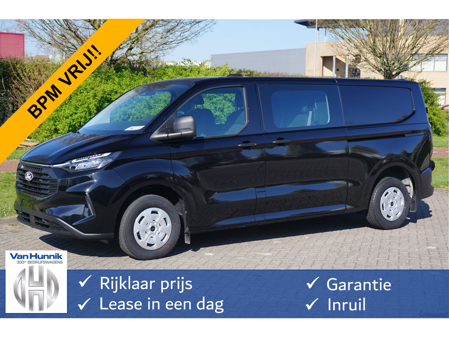 Ford Transit Custom 320L 136PK Trend Dubbel Cabine BPM VRIJ!! Apple CP/Android A. LED, 2x Schuifdeur, 5 Jaar Garantie!! NR. 185