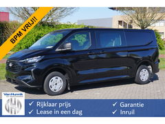 Ford Transit Custom 320L 136PK Trend Dubbel Cabine BPM VRIJ!! Apple CP/Android A. LED, 2x Schuifdeur, 5 Jaar Garantie!! NR. 185