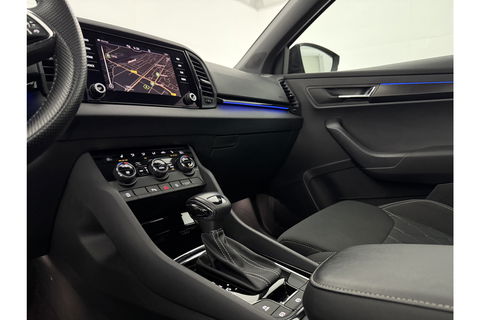 Škoda Karoq 1.5 TSI ACT 150PK Sportline Business Pano Sfeer Carplay Virtual Camera LED Clima Cruise Navi PDC 19''LMV