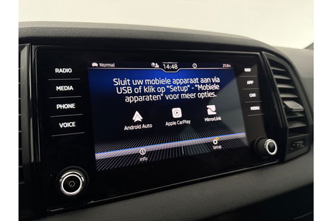 Škoda Karoq 1.5 TSI ACT 150PK Sportline Business DSG Pano Sfeer Trekhaak LED Virtual Camera Carplay Clima Cruise Navi PDC 19"LMV