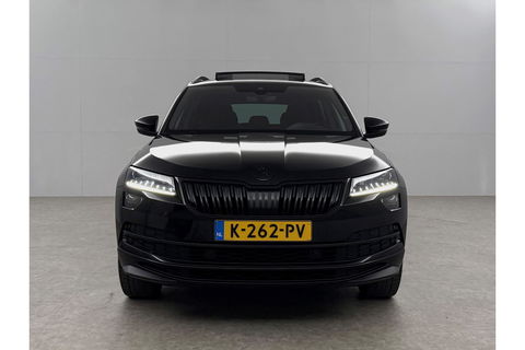 Škoda Karoq 1.5 TSI ACT 150PK Sportline Business DSG Pano Sfeer Trekhaak LED Virtual Camera Carplay Clima Cruise Navi PDC 19"LMV