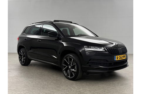 Škoda Karoq 1.5 TSI ACT 150PK Sportline Business DSG Pano Sfeer Trekhaak LED Virtual Camera Carplay Clima Cruise Navi PDC 19"LMV
