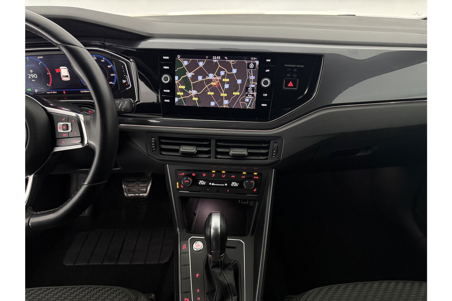 Volkswagen Polo 1.6 TDI Highline R-Line DSG Camera Virtual LED Clima Cruise Navi PDC 18''LMV Stoelverw.