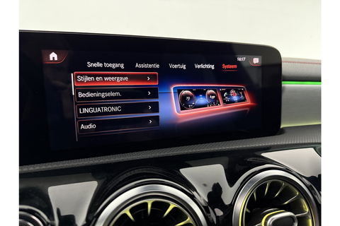 Mercedes-Benz CLA-Klasse 180 AMG Pano Sfeer Virtual Carplay LED Camera Clima Cruise Navi PDC 18''LMV Memory-Seats