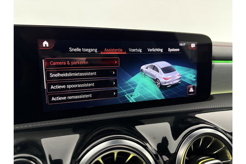 Mercedes-Benz CLA-Klasse 180 AMG Pano Sfeer Virtual Carplay LED Camera Clima Cruise Navi PDC 18''LMV Memory-Seats