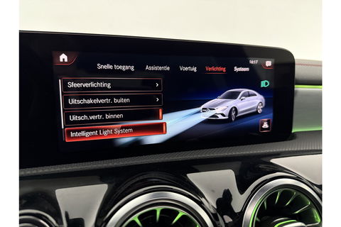 Mercedes-Benz CLA-Klasse 180 AMG Pano Sfeer Virtual Carplay LED Camera Clima Cruise Navi PDC 18''LMV Memory-Seats