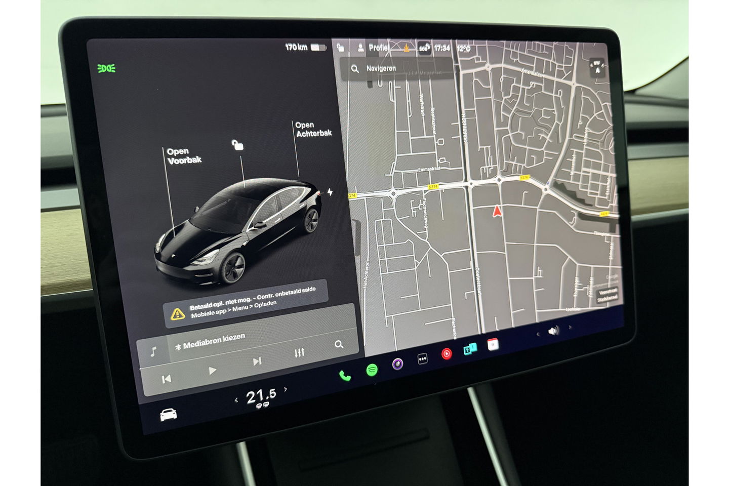 Tesla Model 3 Standard RWD Plus 60 kWh 238PK Autopilot Camera LED Panoview Clima Cruise Navi PDC Memory-Seat 18"LMV Trekhaak