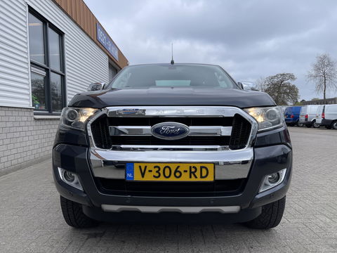 Ford Ranger 2.2 TDCi 160pk automaat 4x4 Limited Supercab / rijklaar € 22.950 ex btw / lease vanaf € 446 / airco / cruise / navi / leer / trekhaak 3500 kg !