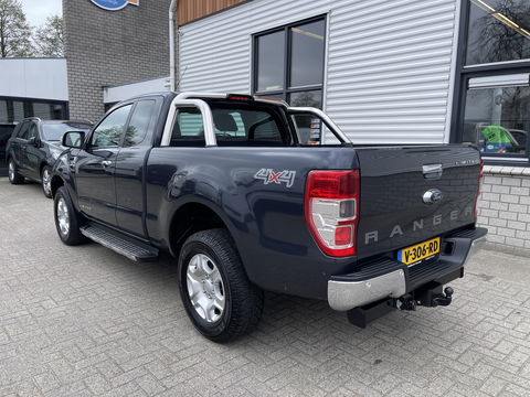 Ford Ranger 2.2 TDCi 160pk automaat 4x4 Limited Supercab / rijklaar € 22.950 ex btw / lease vanaf € 446 / airco / cruise / navi / leer / trekhaak 3500 kg !