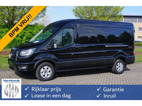 Ford Transit 350L L3H2 Limited AUT-8 165PK BPM VRIJ Navi, Adap. Cruise, 360° Cam, Trekhaak, 2x Schuifdeur!! NR. 203