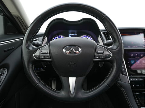 Infiniti Q50 2.2d Performance + Aut. *PANO | FULL-LEATHER | FULL-LED | ADAPT.CRUISE | BLINDSPOT | MEMORY-SEATS | SURROUND-VIEW | NAVI-FULLMAP | KEYLESS | SHIFT-PADDLES | HEATED-SEATS | SPORT-SEATS | TOWBAR | 19''ALU*