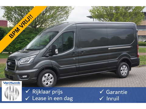 Ford Transit 350L L3H2 Limited AUT-8 165PK BPM VRIJ Navi, Adap. Cruise, 360° Cam, Trekhaak, 2x Schuifdeur!! NR. 258
