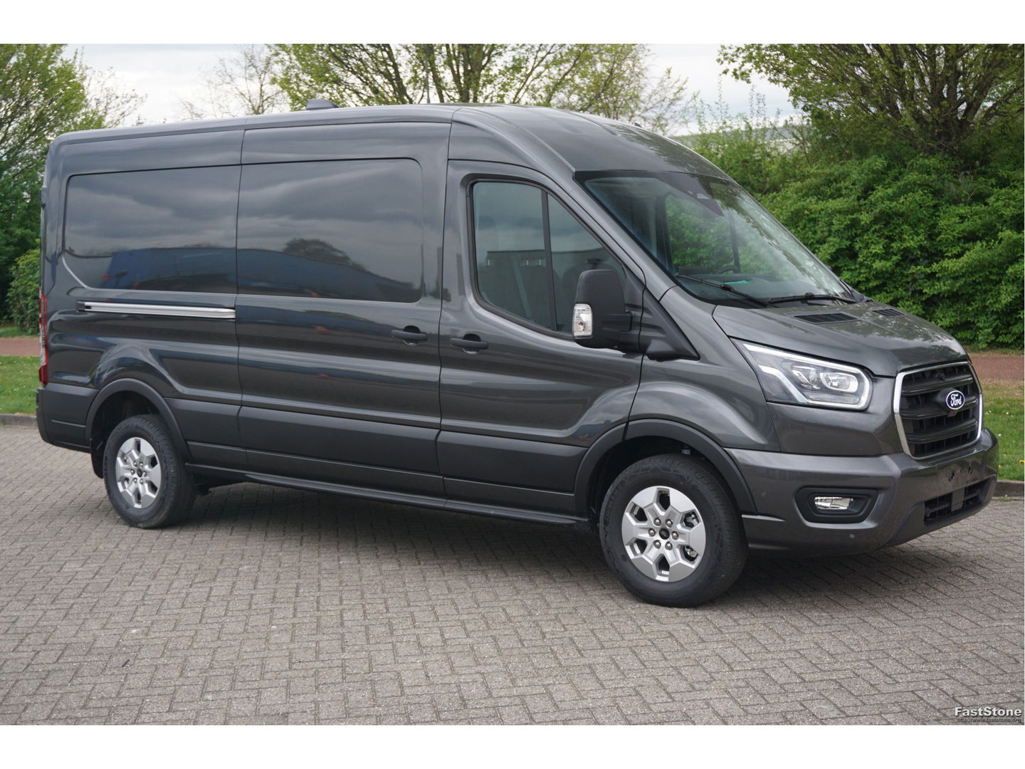 Ford Transit 350L L3H2 Limited AUT-8 165PK BPM VRIJ Navi, Adap. Cruise, 360° Cam, Trekhaak, 2x Schuifdeur!! NR. 225