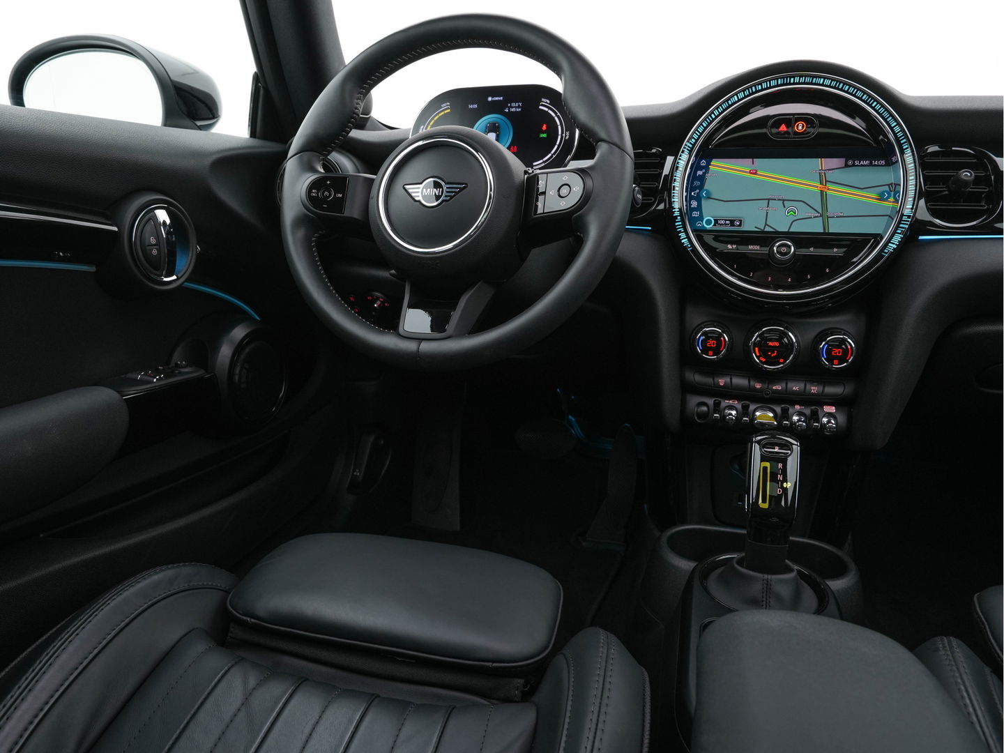 MINI Mini Electric Classic Premium Plus-Pack 33 kWh [ 3-Fase ] (INCL-BTW) Aut. *PANO | FULL-LEATHER | FULL-LED | HARMAN/KARDON-AUDIO | KEYLESS | CAMERA | SPORT-SEATS | NAVI-FULLMAP  | ECC | AMBIENT-LIGHT | DAB | DIGI-COCKPIT | PDC | 17"ALU*