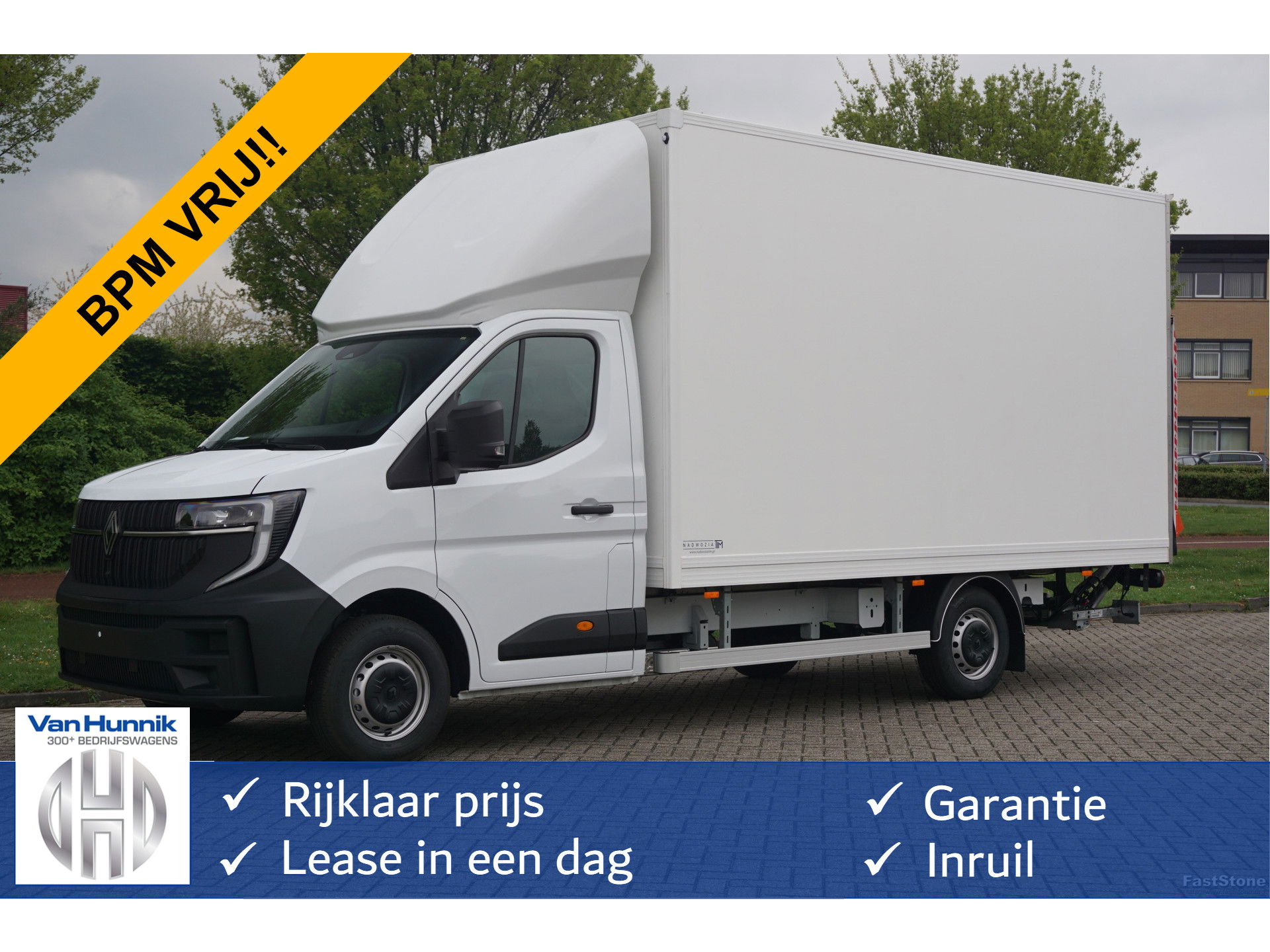 Renault Master T35 170PK L4 Bakwagen BPM VRIJ!! 10"Scherm Apple CP/Android A, Dhollandia Klep!! NR. 226