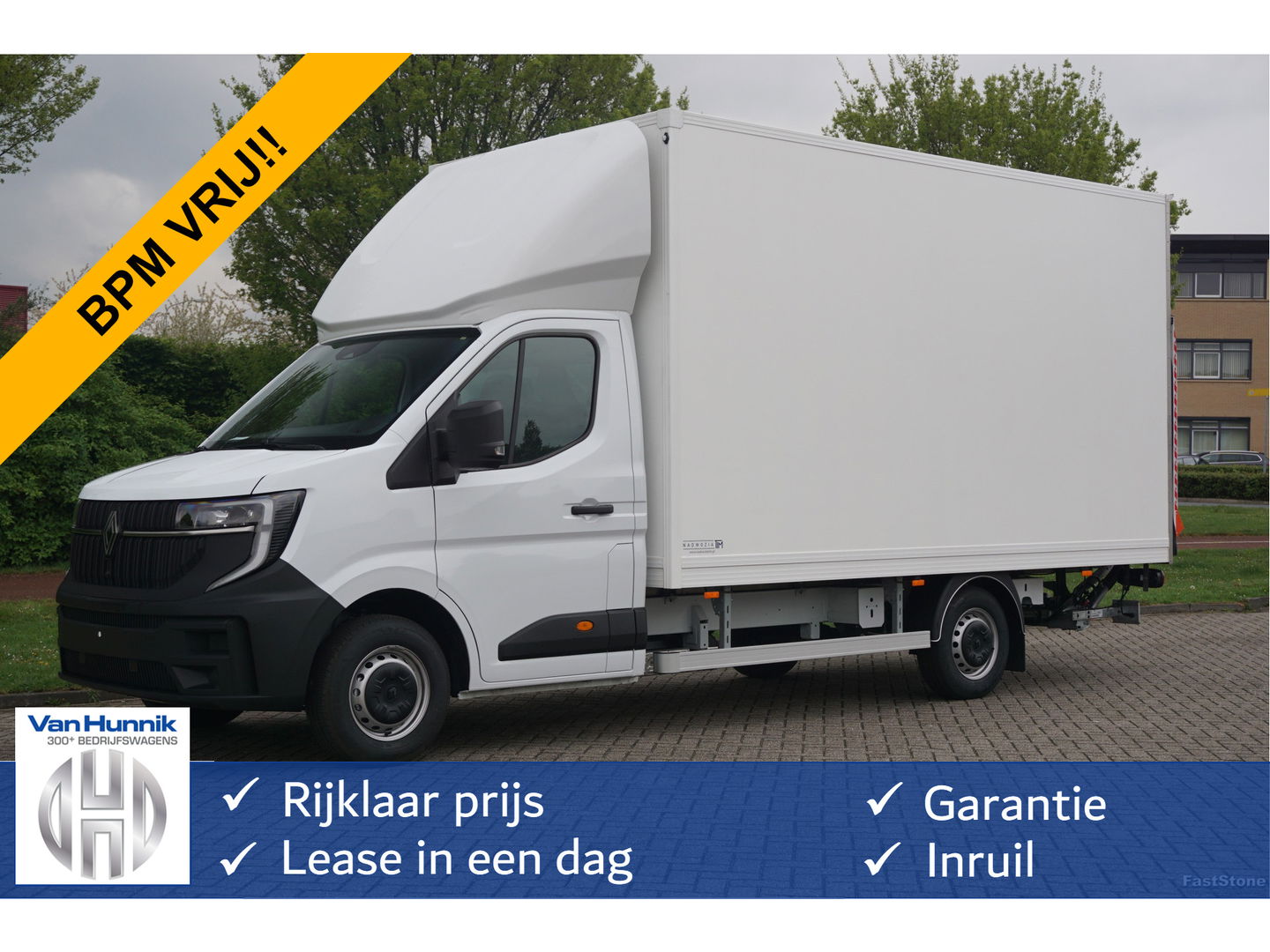 Renault Master T35 170PK L4 Bakwagen BPM VRIJ!! 10"Scherm Apple CP/Android A, Dhollandia Klep!! NR. 226