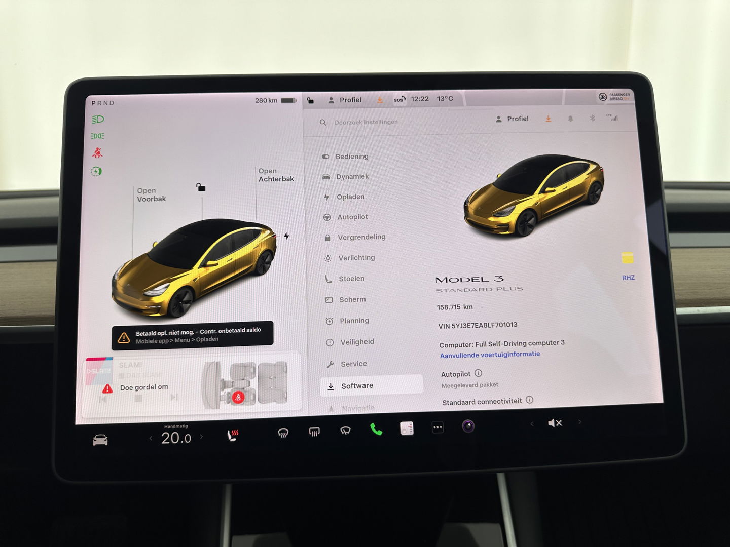 Tesla Model 3 Standard RWD Plus 60 kWh [ 3-Fase ] (INCL-BTW) Aut. *PANO | AUTO-PILOT | NAPPA-LEATHER | KEYLESS | FULL-LED | MEMORY-PACK | SURROUND-VIEW | DAB | CARPLAY | DIGI-COCKPIT | LANE-ASSIST | COMFORT-SEATS | 18"ALU*