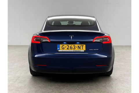 Tesla Model 3 Long Range AWD 75 kWh 351PK | 560KM Actieradius | Elektrisch LED 360Camera Autopilot Pano View 19"LMV Cruise Clima Navi Memory-Seats Leder PDC
