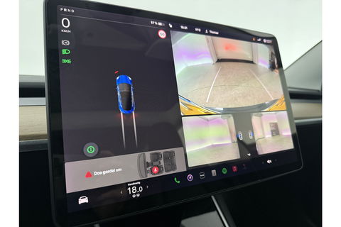 Tesla Model 3 Long Range AWD 75 kWh 351PK | 560KM Actieradius | Elektrisch LED 360Camera Autopilot Pano View 19"LMV Cruise Clima Navi Memory-Seats Leder PDC