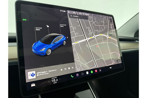 Tesla Model 3 Long Range AWD 75 kWh 351PK | 560KM Actieradius | Elektrisch LED 360Camera Autopilot Pano View 19"LMV Cruise Clima Navi Memory-Seats Leder PDC