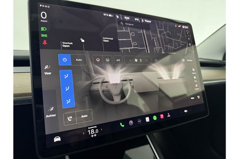 Tesla Model 3 Long Range AWD 75 kWh 351PK | 560KM Actieradius | Elektrisch LED 360Camera Autopilot Pano View 19"LMV Cruise Clima Navi Memory-Seats Leder PDC