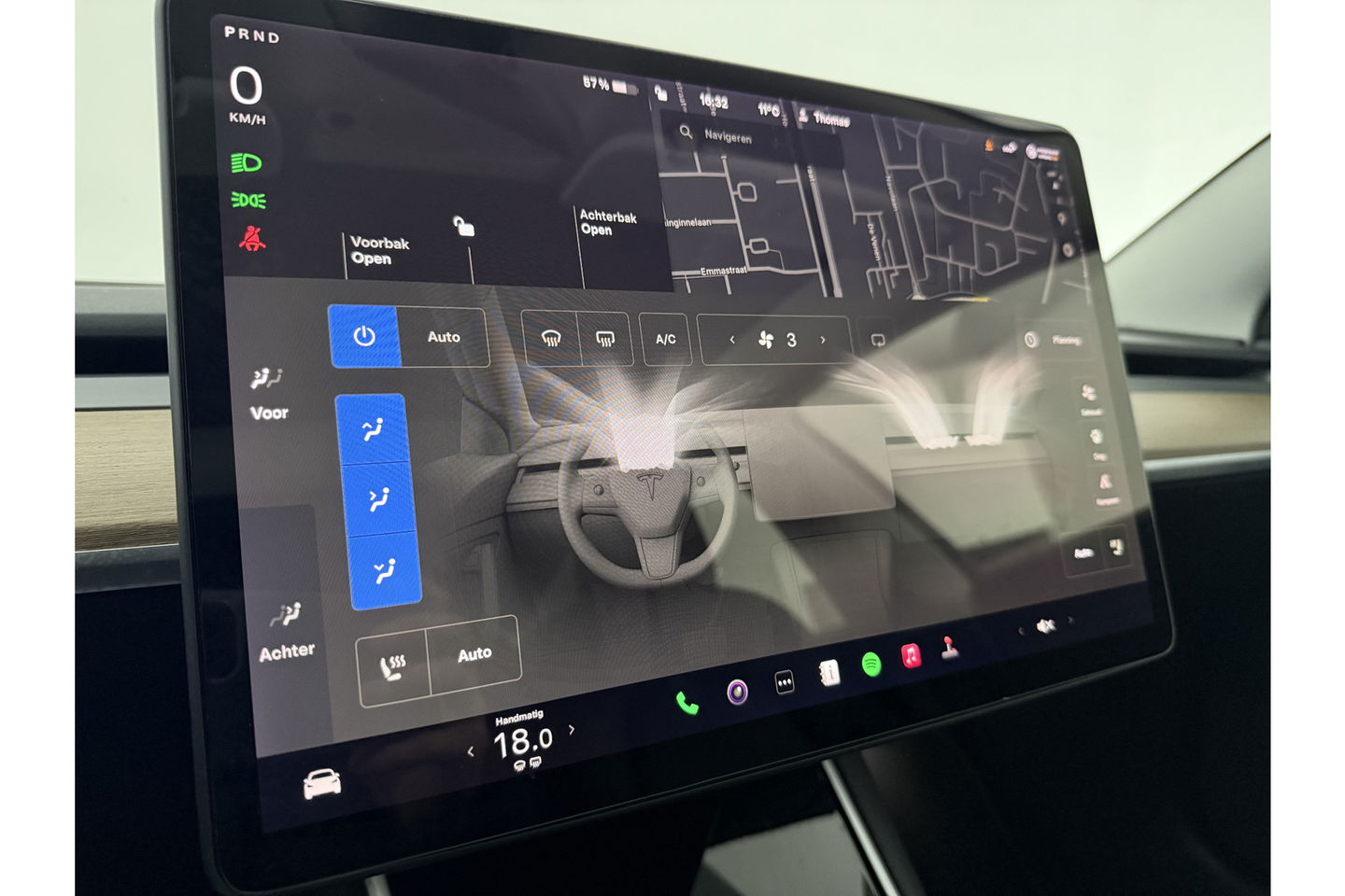 Tesla Model 3 Long Range AWD 75 kWh 351PK | 560KM Actieradius | Elektrisch LED 360Camera Autopilot Pano View 19"LMV Cruise Clima Navi Memory-Seats Leder PDC