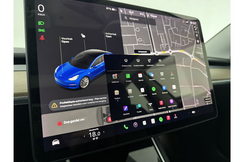 Tesla Model 3 Long Range AWD 75 kWh 351PK | 560KM Actieradius | Elektrisch LED 360Camera Autopilot Pano View 19"LMV Cruise Clima Navi Memory-Seats Leder PDC