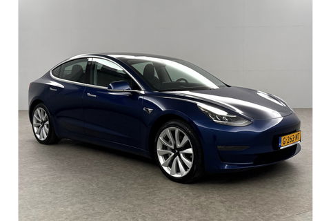 Tesla Model 3 Long Range AWD 75 kWh 351PK | 560KM Actieradius | Elektrisch LED 360Camera Autopilot Pano View 19"LMV Cruise Clima Navi Memory-Seats Leder PDC