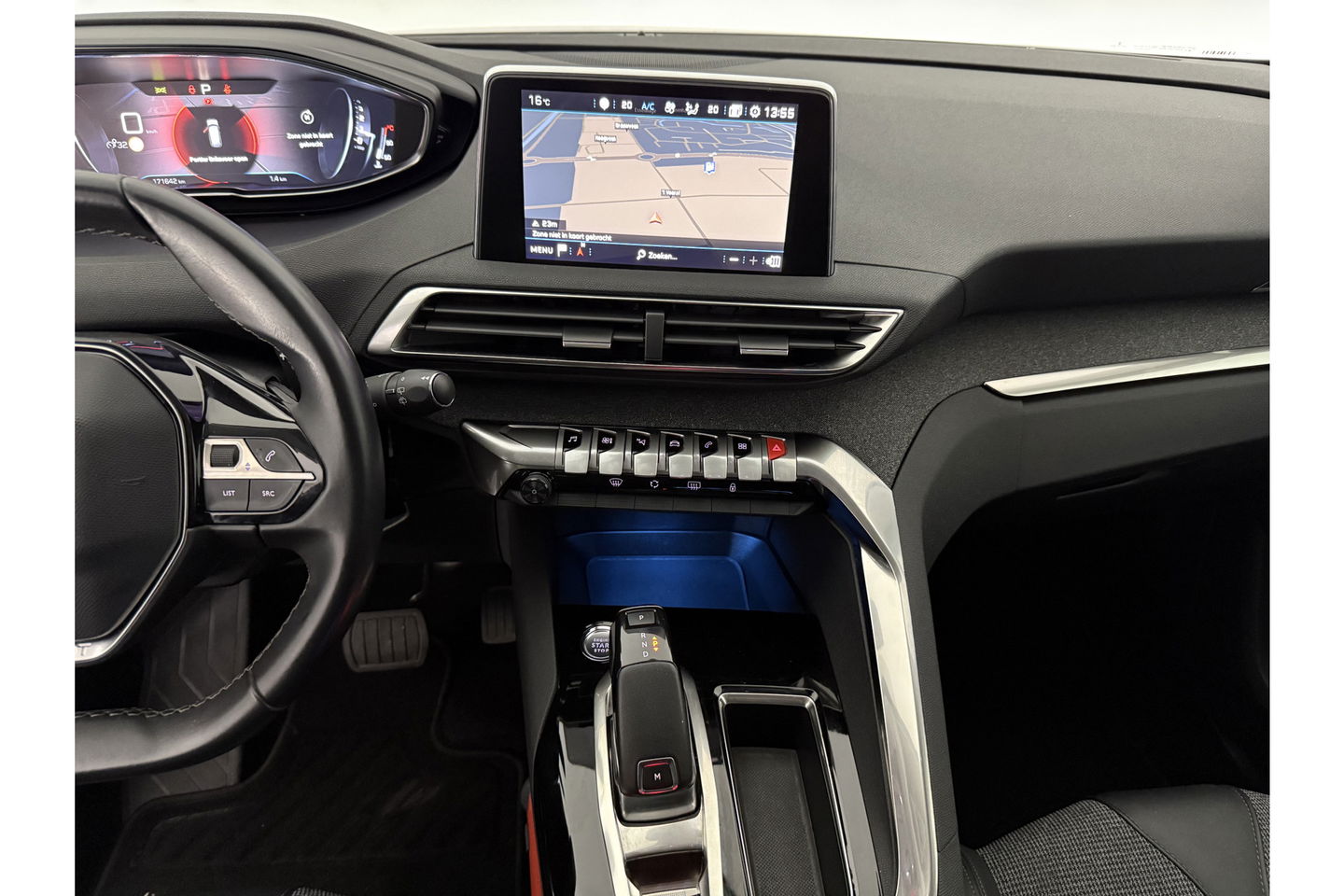 Peugeot 5008 1.2 PureTech Allure 7 Persoons 360Camera Sfeer LED Virtual Carplay Clima Cruise Navi PDC 19''LMV