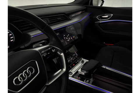 Audi e-tron 50 Quattro S Line 71 kWh 313PK Pano Sfeer Carplay LED 21''LMV Virtual Camera Clima Cruise Navi PDC Memory-seat