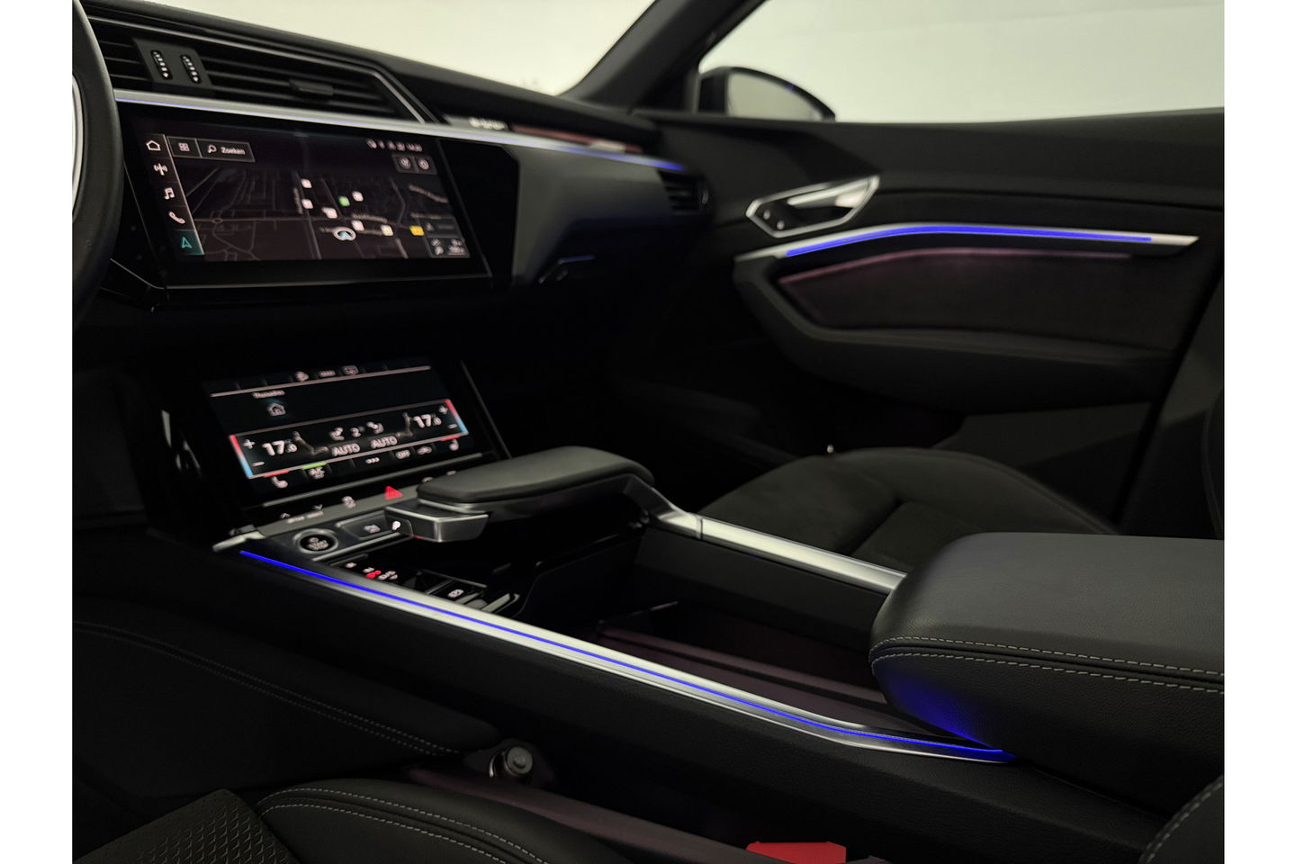 Audi e-tron 50 Quattro S Line 71 kWh 313PK Pano Sfeer Carplay LED 21''LMV Virtual Camera Clima Cruise Navi PDC Memory-seat