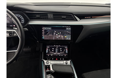 Audi e-tron 50 Quattro S Line 71 kWh 313PK Pano Sfeer Carplay LED 21''LMV Virtual Camera Clima Cruise Navi PDC Memory-seat