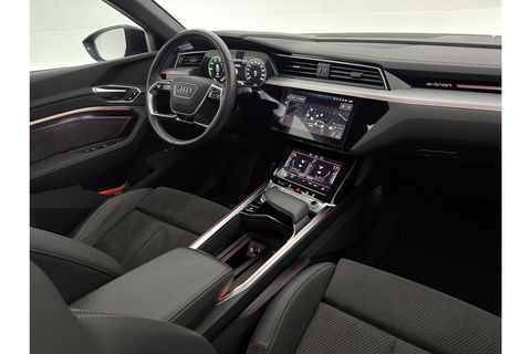 Audi e-tron 50 Quattro S Line 71 kWh 313PK Pano Sfeer Carplay LED 21''LMV Virtual Camera Clima Cruise Navi PDC Memory-seat