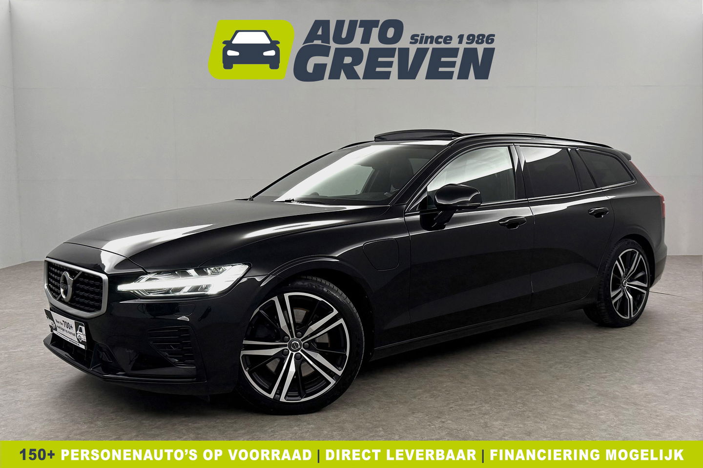 Volvo V60 2.0 T8 Twin Engine 355PK AWD R-Design Pano b/o LED 360camera Trekhaak Virtual Head-up Display Carplay Cruise Navi 19"LMV Memory-Seats Leder PDC