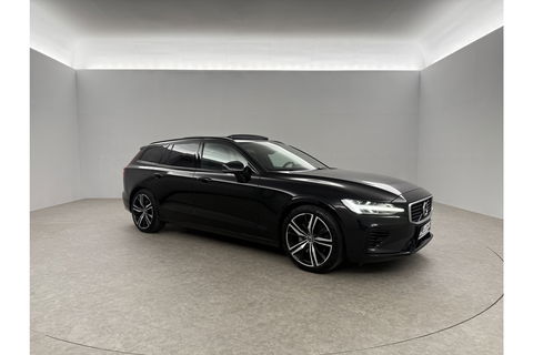 Volvo V60 2.0 T8 Twin Engine 355PK AWD R-Design Pano b/o LED 360camera Trekhaak Virtual Head-up Display Carplay Cruise Navi 19"LMV Memory-Seats Leder PDC