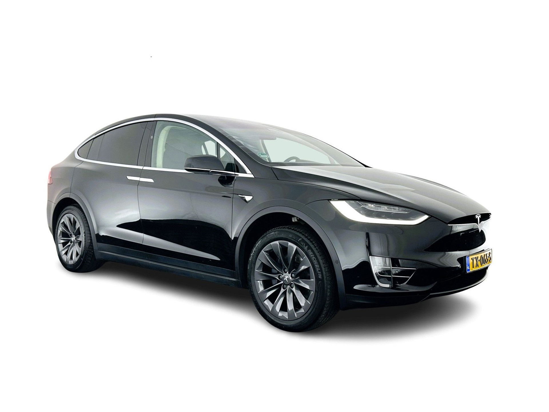 Tesla Model X 100D AWD [ 6-pers ] [ 3-Fase ] Aut. *PANO | AUTO-PILOT | TOWBAR | AIR-SUSPENSION | FULL-LED | NAPPA-SOFT-LEATHER | KEYLESS | APP.CONNECT | CRUISE | DAB | LANE-ASSIST | DIGI-COCKPIT | SURROUND-VIEW | COMFORT-SEATS | 20"ALU*