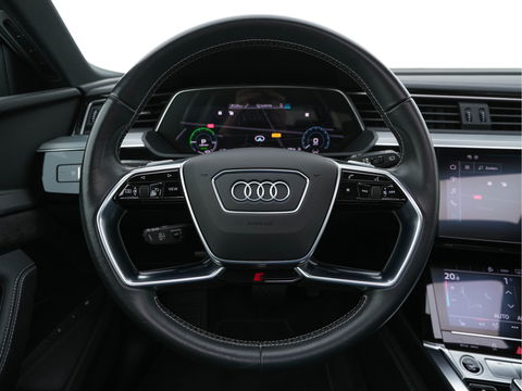 Audi e-tron 50 Quattro S-Line-Edition 71 kWh [ 3-Fase ] (INCL-BTW) *PANO | LEATHER-ALCANTARA | DIGI-COCKPIT | FULL-LED | ADAPTIVE-CRUISE | MEMORY-PACK | SPORT-SEATS | AIR-SUSPENSION | NAVI-FULLMAP | HEATED-SEATS | DAB | SHIFT-PADDLES |  21''ALU*