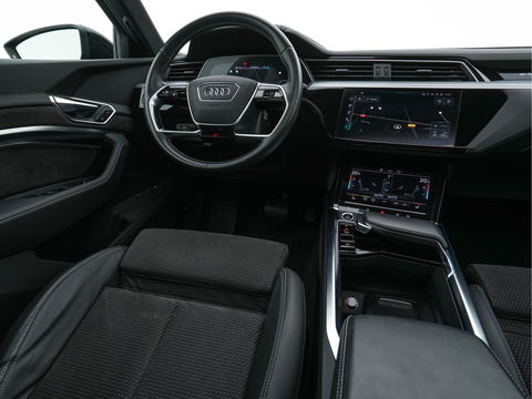 Audi e-tron 50 Quattro S-Line-Edition 71 kWh [ 3-Fase ] (INCL-BTW) *PANO | LEATHER-ALCANTARA | DIGI-COCKPIT | FULL-LED | ADAPTIVE-CRUISE | MEMORY-PACK | SPORT-SEATS | AIR-SUSPENSION | NAVI-FULLMAP | HEATED-SEATS | DAB | SHIFT-PADDLES |  21''ALU*