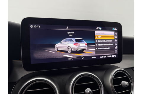 Mercedes-Benz C-Klasse AMG Camera Trekhaak LED Virtual Cruise Clima Navi PDC 18''LMV