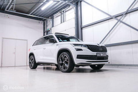 Škoda Kodiaq 2.0 TSI 4x4 Sportline Business 7p. | Panorama | LED | Adaptive | DAB+ | CarPlay | Memory | Keyless |