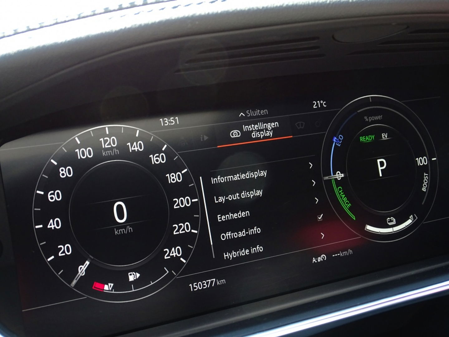 Land Rover Range Rover Sport P400e 405PK Hybrid HSE / LED