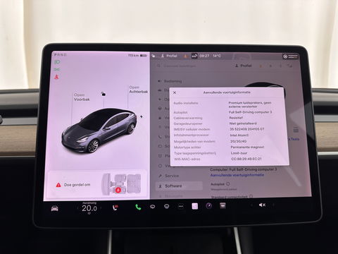 Tesla Model 3 Standard RWD Plus 60 kWh [ 3-Fase ] (INCL-BTW) Aut. *PANO | AUTO-PILOT | NAPPA-LEATHER | KEYLESS | FULL-LED | MEMORY-PACK | SURROUND-VIEW | DAB | CARPLAY | DIGI-COCKPIT | LANE-ASSIST | HEATED-COMFORT-SEATS | 19"ALU*