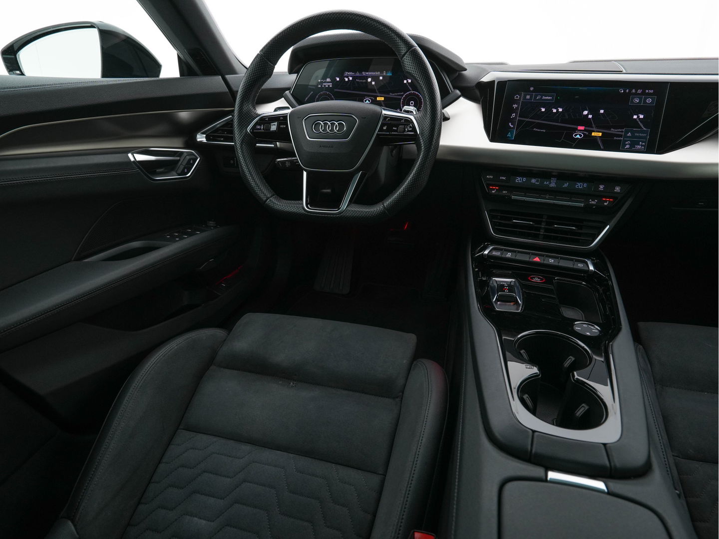 Audi e-tron GT 93 kWh AWD [ 3-Fase ] (INCL-BTW) *PANO | HEAD-UP | MATRIX-LED | LEATHER-MICROFIBRE | BANG/OLUFSEN-AUDIO  | ADAPTIVE-CRUISE | TOP-VIEW | AIR-SUSPENSION | MEMORY-PACK | KEYLESS | DIGI-COCKPIT | NAVI-FULLMAP | 21"ALU