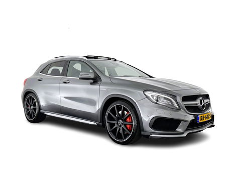 Mercedes-Benz GLA AMG 45 4MATIC *PANO | XENON | LEATHER-ALCANTARA | MEMORY-PACK | HARMAN/KARDON-AUDIO | KEYLESS | CAMERA | SPORT-SEATS | HEATED-SEATS | NAVI-FULLMAP | SHIFT-PADDLES | ECC | PDC | CRUISE | 20''ALU*