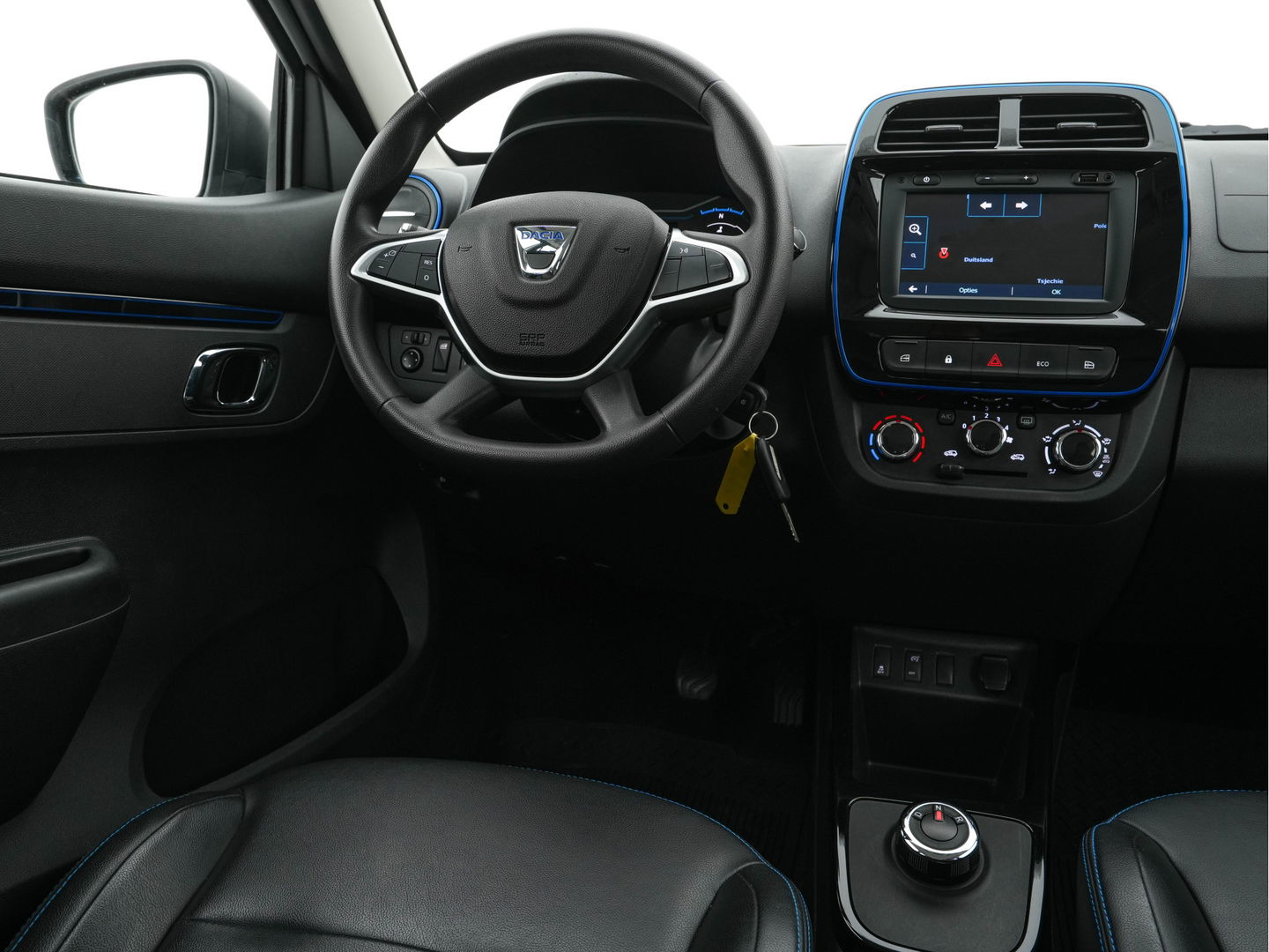 Dacia Spring Business 27 kWh Pack-Techno (INCL-BTW) Aut. *NAVI-FULLMAP | FULL-LEATHER | COMFORT-SEATS | CAMERA | DAB+ | CCS-FASTLOADER | AIRCO | PDC | CRUISE | 14''ALU*