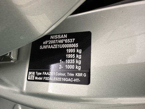 Nissan Leaf 2.ZERO EDITION 40 kWh Aut. *ADAPTIVE-CRUISE | DIGI-COCKPIT | TOP-VIEW | BLINDSPOT | KEYLESS | DAB+ | LANE-ASSIST | HEATED-SEATS | ECC | PDC | COMFORT-SEATS | CARPLAY | 17"ALU*