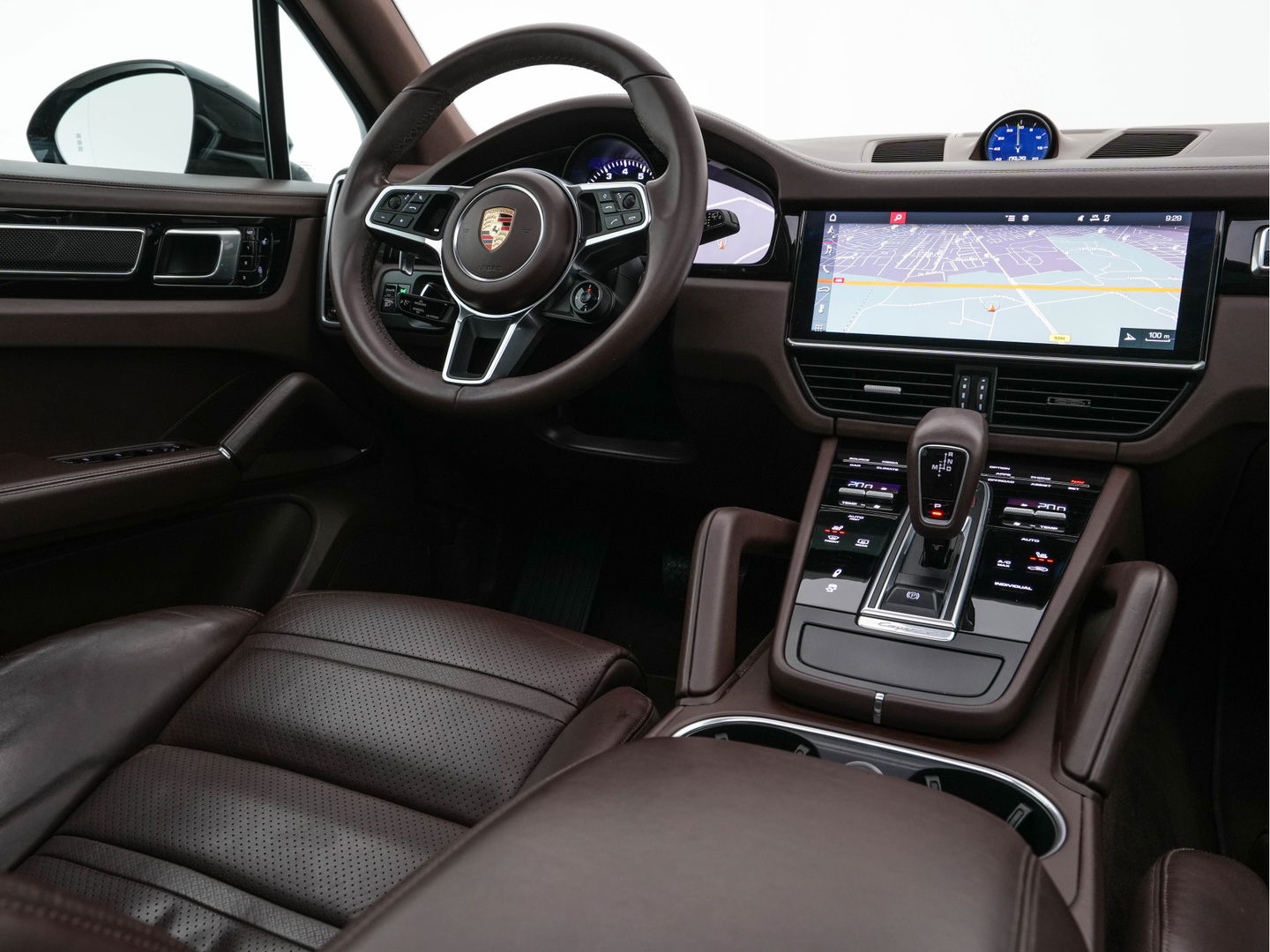 Porsche Cayenne 3.0 E-Hybrid Sport-Chrono-Pack (INCL-BTW) *PANO | CLUB-FULL-LEATHER | SOFT-CLOSE | MEMORY-PACK | SURROUND-VIEW | FULL-LED | NAVI-FULLMAP | AIR-SUSPENSION | DAB | DIGI-COCKPIT | PDC | CRUISE | SPORT-SEATS | 21"ALU*