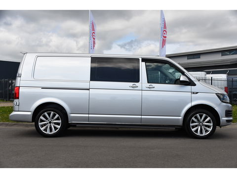 Volkswagen Transporter 2.0 TDI L2H1 DC PB Edition Cruise, Sensoren, Airco, 102PK Trekhaak, Dubbel Cabine, Uniek!
