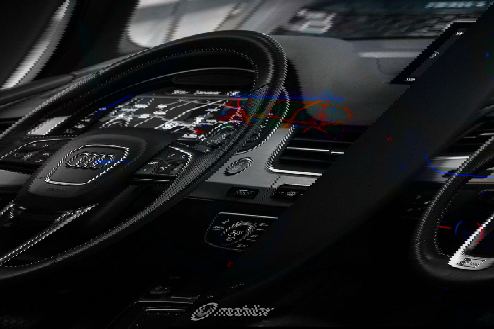 Audi Q7 3.0 TDI e-tron quattro S-Line 373 pk | Luchtvering | Rijklaarprijs | Daytona Grijs | Plug in hybrid | NL auto NAP |